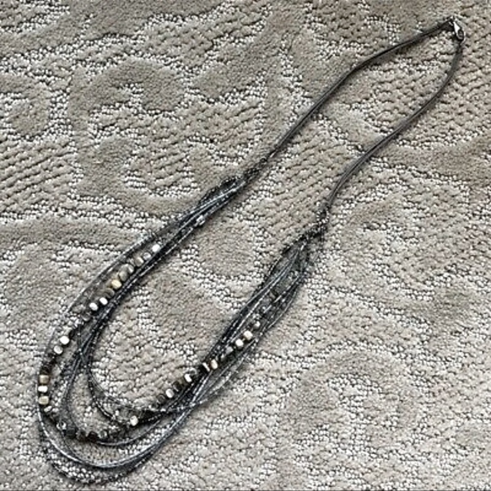Silpada shell seed necklace with beads - Picture 6 of 7